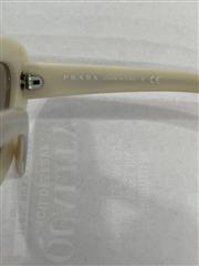 PRADA SPR08R-F WOMEN'S CLEAR FRAME CAT EYE SUNGLASSES (ry)